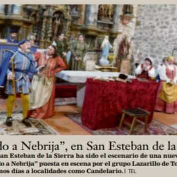 «Buscando a Nebrija», en San Esteban de la Sierra