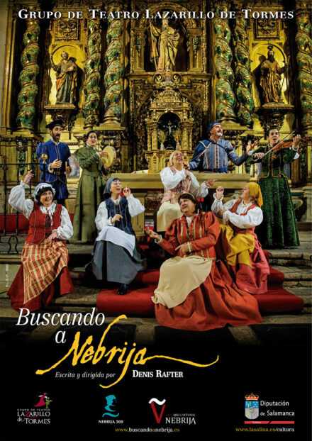 ‘Celebración de las 200 representaciones de ‘Buscando a Nebrija’ con una función gratuita en el Patio de La Salina de Salamanca’