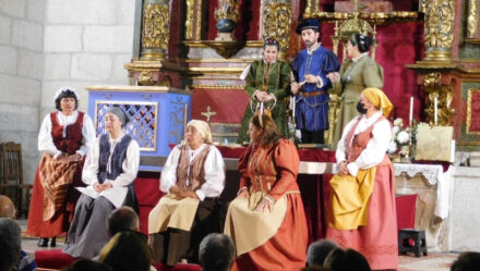 Hinojosa de Duero recibe al Grupo Lazarillo de Tormes con la obra ‘Buscando a Nebrija’