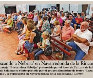 «Buscando a Nebrija» en Navarredonda de la Rinconada