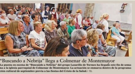 «Buscando a Nebrija» llega a Colmenar de Montemayor