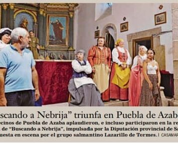 «Buscando a Nebrija» triunfa en Puebla de Azaba