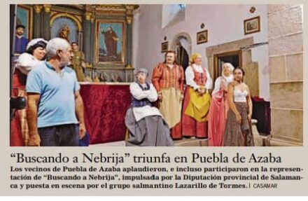 «Buscando a Nebrija» triunfa en Puebla de Azaba