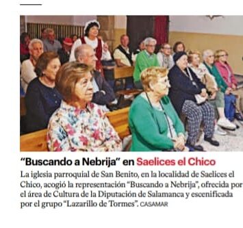 «Buscando a Nebrija» en Saelices el Chico