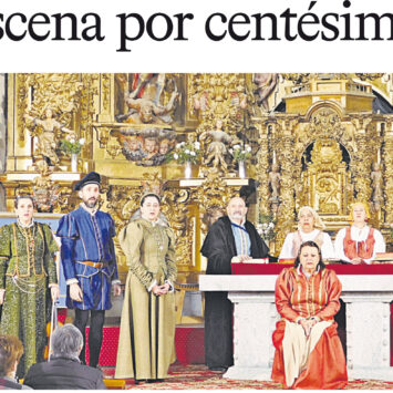 En escena por centésima vez