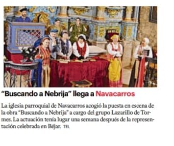«Buscando a Nebrija» llega a Navacarros