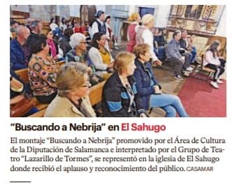 «Buscando a Nebrija» en el Sahugo
