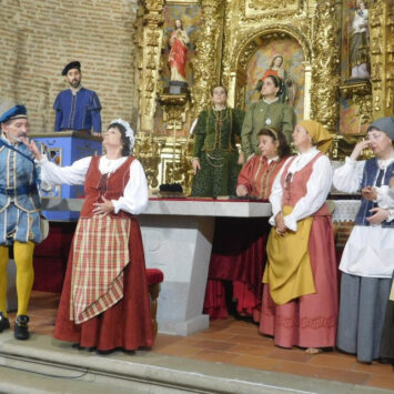 Boadilla presencia la nueva actuación en la comarca del grupo Lazarillo de Tormes