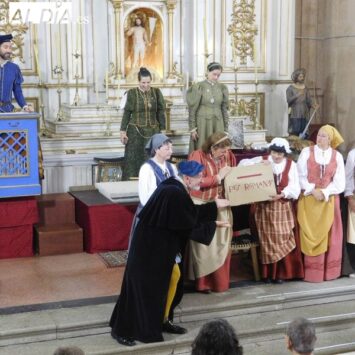 Nuevo éxito de la obra de teatro sobre Nebrija, esta vez en Encinas de Abajo