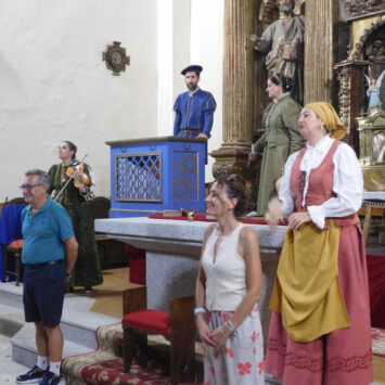 Bóveda del Río Almar disfruta de la obra ‘Buscando a Nebrija’