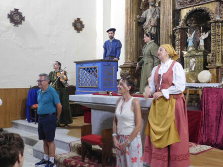 Bóveda del Río Almar disfruta de la obra ‘Buscando a Nebrija’