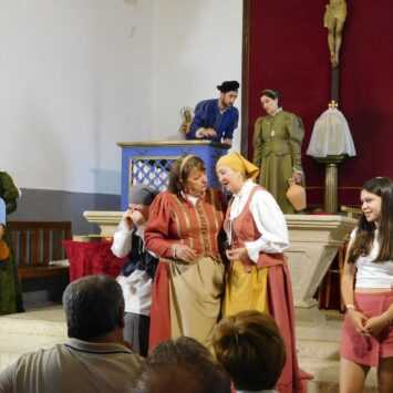 La iglesia de Villar de Argañán, escenario de la obra «Buscando a Nebrija»