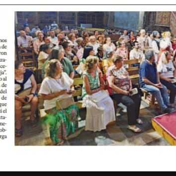 Concurrida cita teatral para los vecinos en Villaverde de Guareña