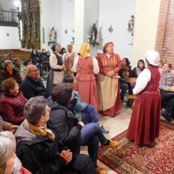 Escenario mudéjar para ‘Buscando a Nebrija’ en Gajates
