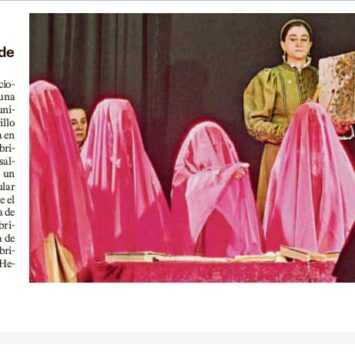 La obra «Buscando a Nebrija» llega al teatro de La Alberca