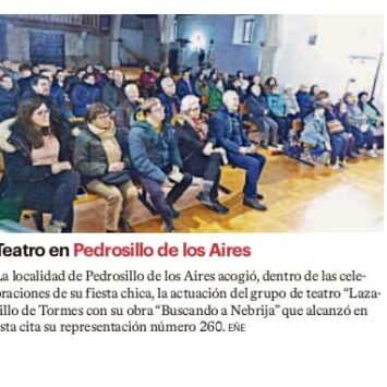 Teatro en Pedrosillo de los Aires