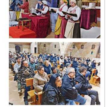 ‘Buscando a Nebrija’ llena la iglesia de Arabayona