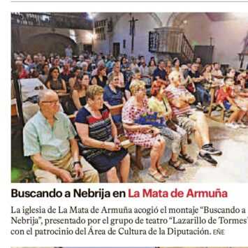 Buscando a Nebrija en la Mata de Armuña